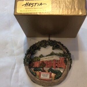 Hestia Decorative Hanging Plaque Ornament depicting Warner Robins High School